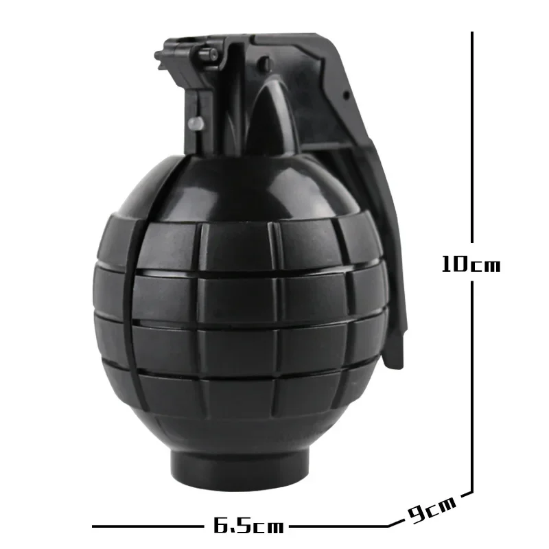 Grenade accessoire enfants jeu de plein air jouet en plastique modèle Cosplay jouet Grenade Simulation son lumière accessoires cadeau pour garçon