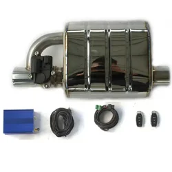 Universal 2.0&2.5&2.75&3.0inch Exhaust Muffler Electric Muffler Valve Silencer Exhaust Valve Cutout Valve With Remote Contr
