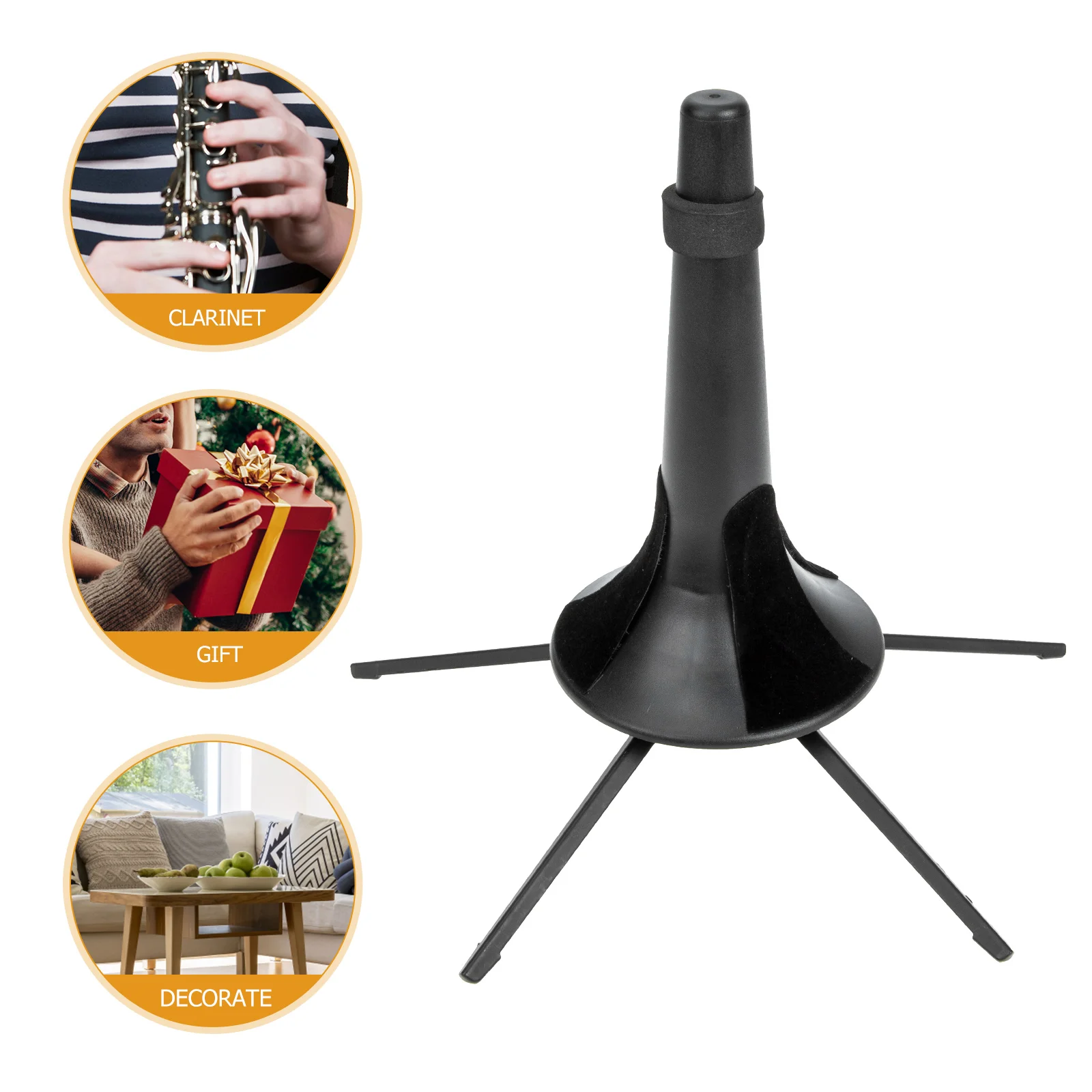 

Small Trumpet Placement Rack Accessories Lectern for Stand Instrument Portable Horizontal Holder Trombone Musical
