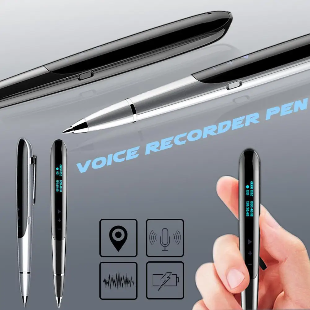 4GB TO 32GB Digital Voice Recorder Pen with LED Display Audio Recorder For News Interviews Business Negotiations Meeting Record