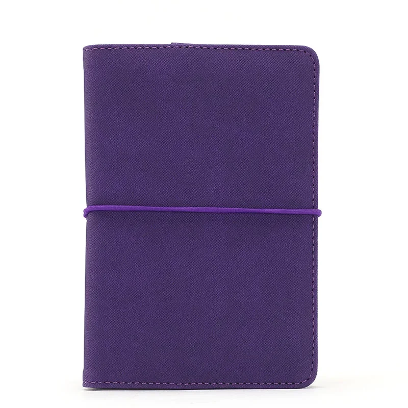 Leather Passport Holder Cover Elastic Wallet Women Men Credit Cards Case Travel ID Card Organizer Passport Protector