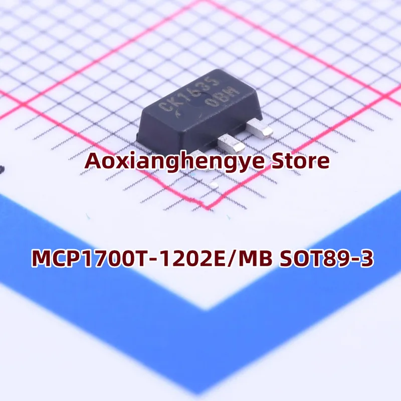 10PCS MCP1700T-1202 1802 2502 3002 3302 5002 E/MB SOT89-3 Good quality 250MA Low Quiescent Current LDO