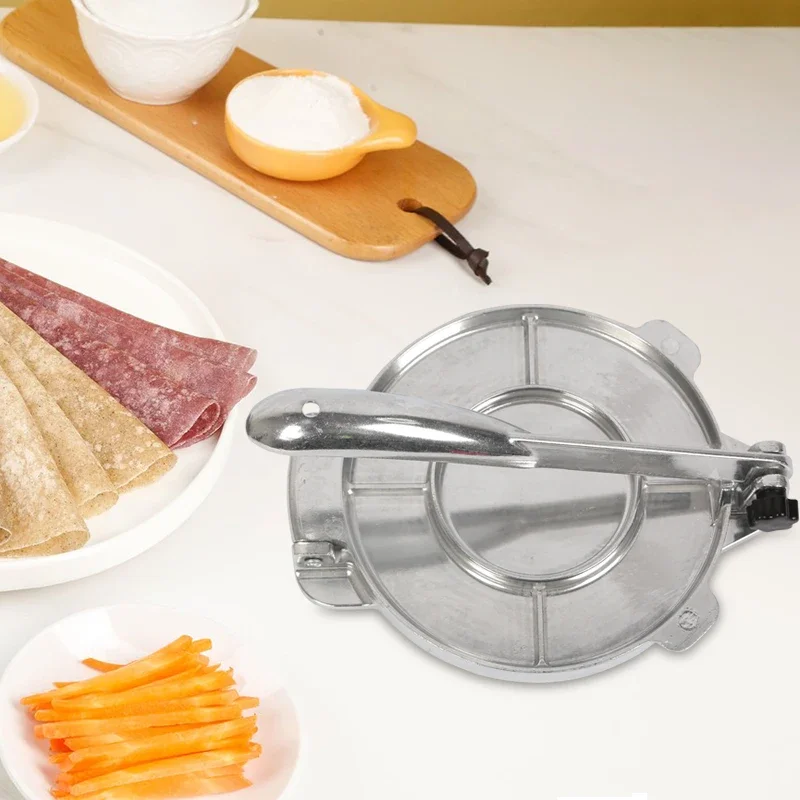 Aluminium Alloy Manual 16/20cm DIY Tortilla Press Maker Corn Tortillas Dough Pressing Tools Kitchen Bakeware Cooking Accessories