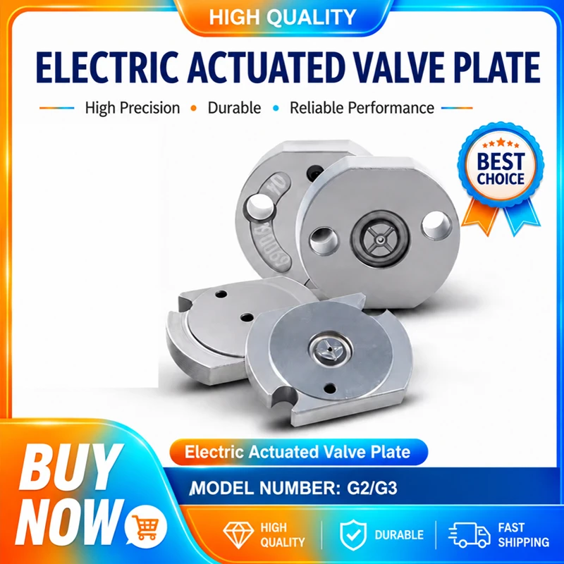 Control Valve Plate 02# 04# 05# 06# 07# 10# 19# 29# Common Rail Injector Valve Orifice Plate 509# 517# G2/G3 Injectors
