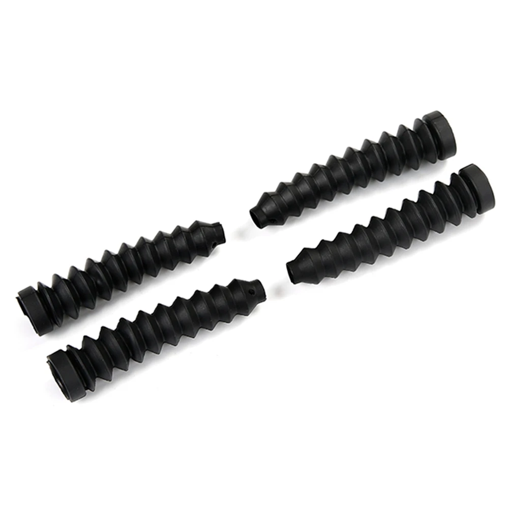 4 pçs rc carro 8mm amortecedor em forma de torre fole amortecimento kit capa poeira para 1/5 hpiaha km baja 5b 5t 5sc