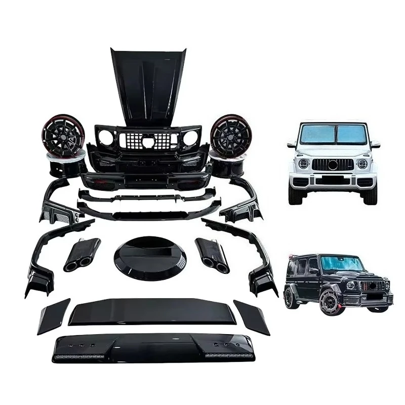High Quality Dry Carbon Fiber G900 Rock Design Bumper Wheel Rim Bodykit for Mercedes Benz G Class W464 G63 G800 Body Kit