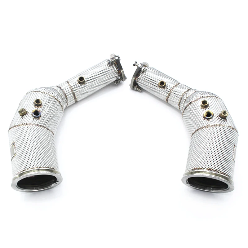 

Tuning Stainless Steel Exhaust Pipe For Audi RS6/RS7 C8 4.0T 2021-2022 RS6 Downpipe Racing Car Exhaust System