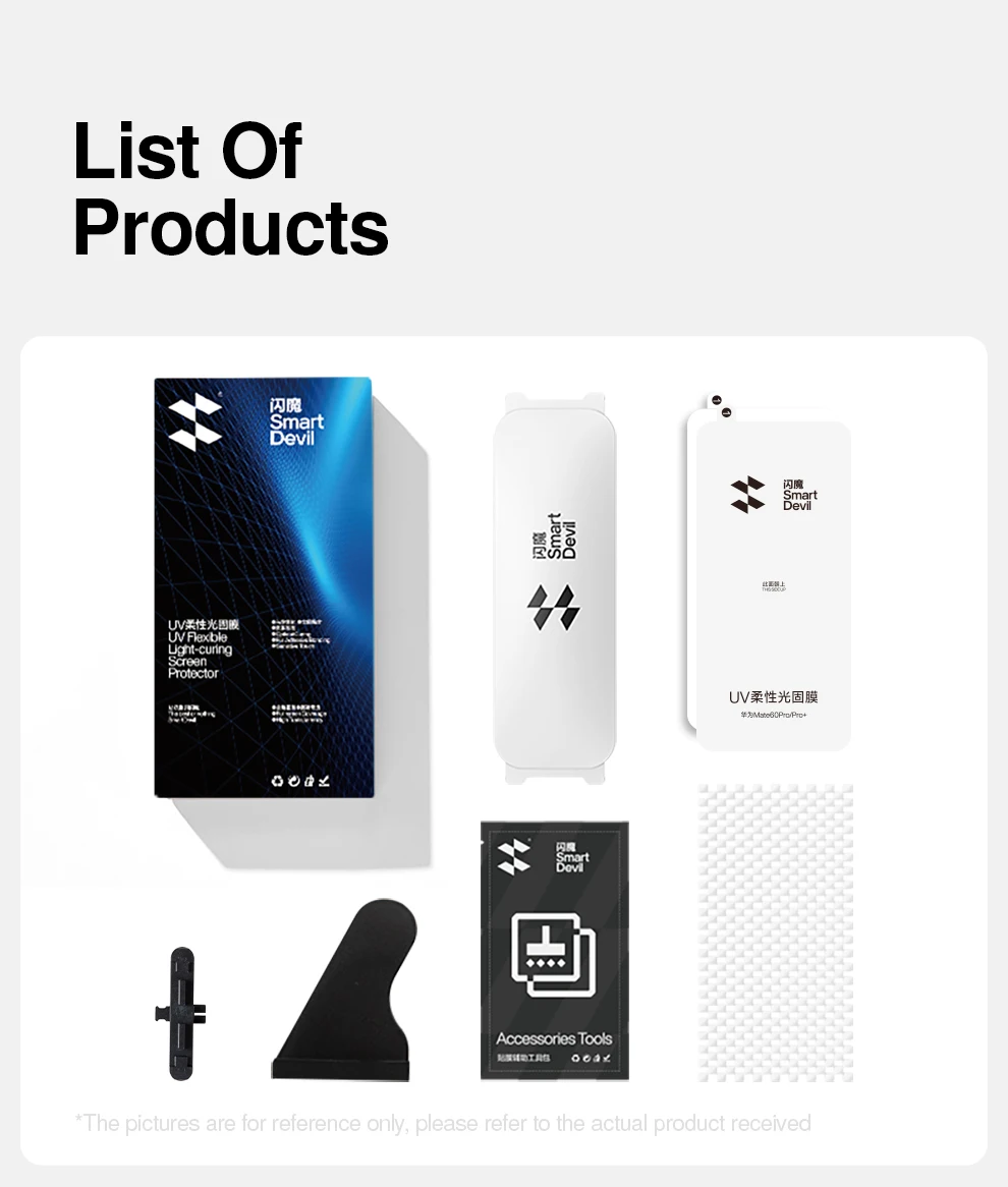 SmartDevil UV Screen Protector Elastyczna folia fotosolidna dla Xiaomi 15Ultra 14Pro Zakrzywiony pełny ekran dla Xiaomi 13 Civi4 Pro 12X — zdjęcie produktu 6