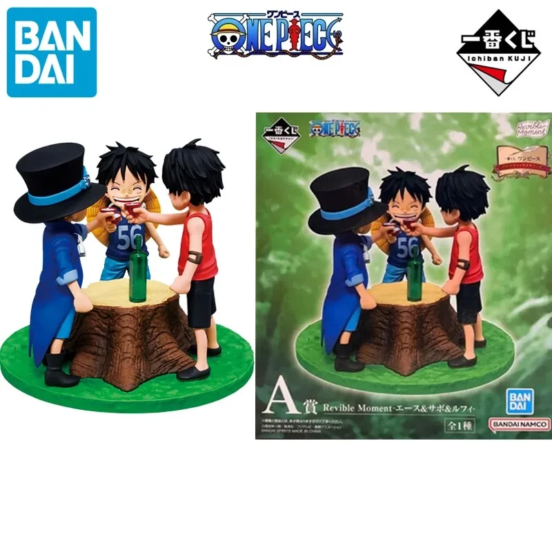 

BANDAI Original Ichiban Kuji One Piece Anime Luffy Sabo Ace Bonney Kuma Robin Saul Figura de Acción Juguetes Regalos Modelo