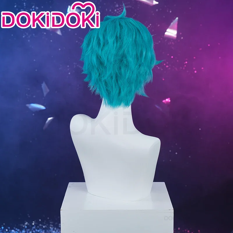 IN STOCK Aphelios Wig Game Cosplay Wig DokiDoki Men Green Hair Aphelios Heart Cosplay Wig Heat Resistant Hair Free Wig Cap