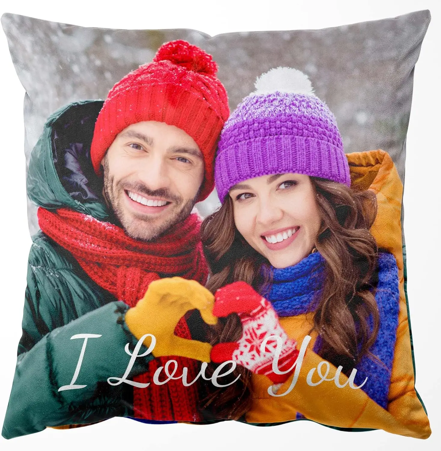 Customized Cushions Cover for Christmas Pillow Cases Lover DIY Throw Pillow Cover Doggy Cat Printed Christomas Decorations 2024