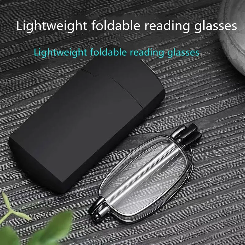 High definition radiation resistant genuine presbyopic glasses, foldable for men and women, anti blue light portable presbyopic