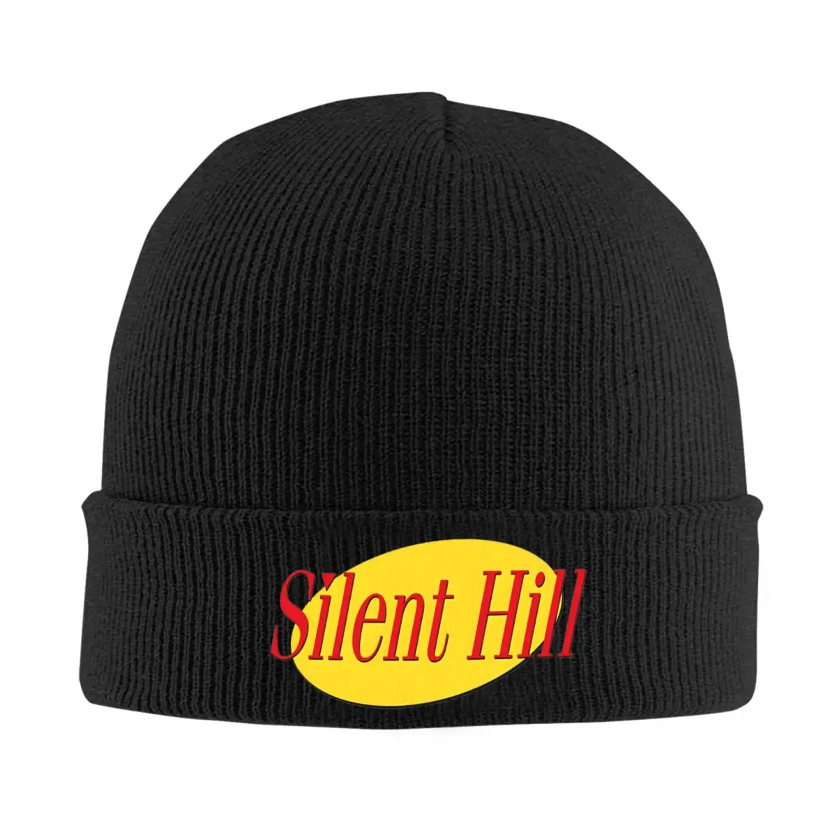 Topi Beanie Silent Hill, topi Bonnet Logo permainan horor dewasa uniseks Y2K keren luar ruangan