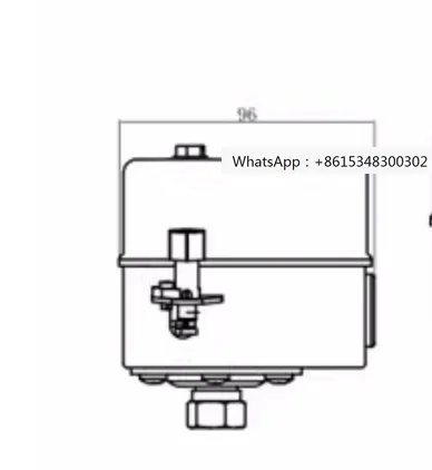 High Pressure LF17 A-ir P-ump Pressure Sw-itch Tire Repair Air Compressor Air Pressure S-witch St-art and St-op Con-troller