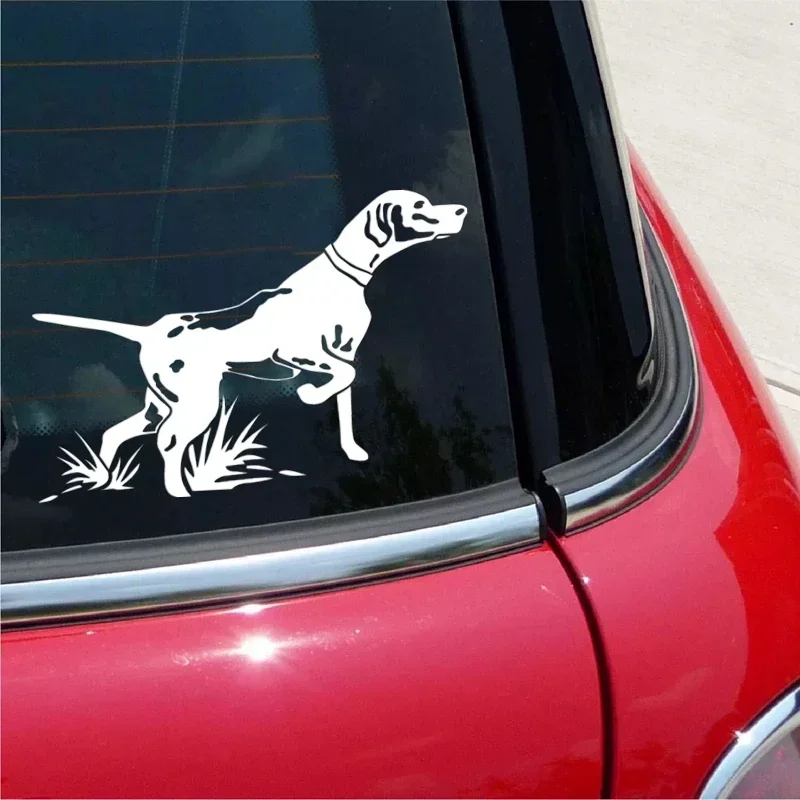 Pointer Hunting Dog funny car sticker vinyl decal car auto stickers for car bumper/rear window  21cm*14cm