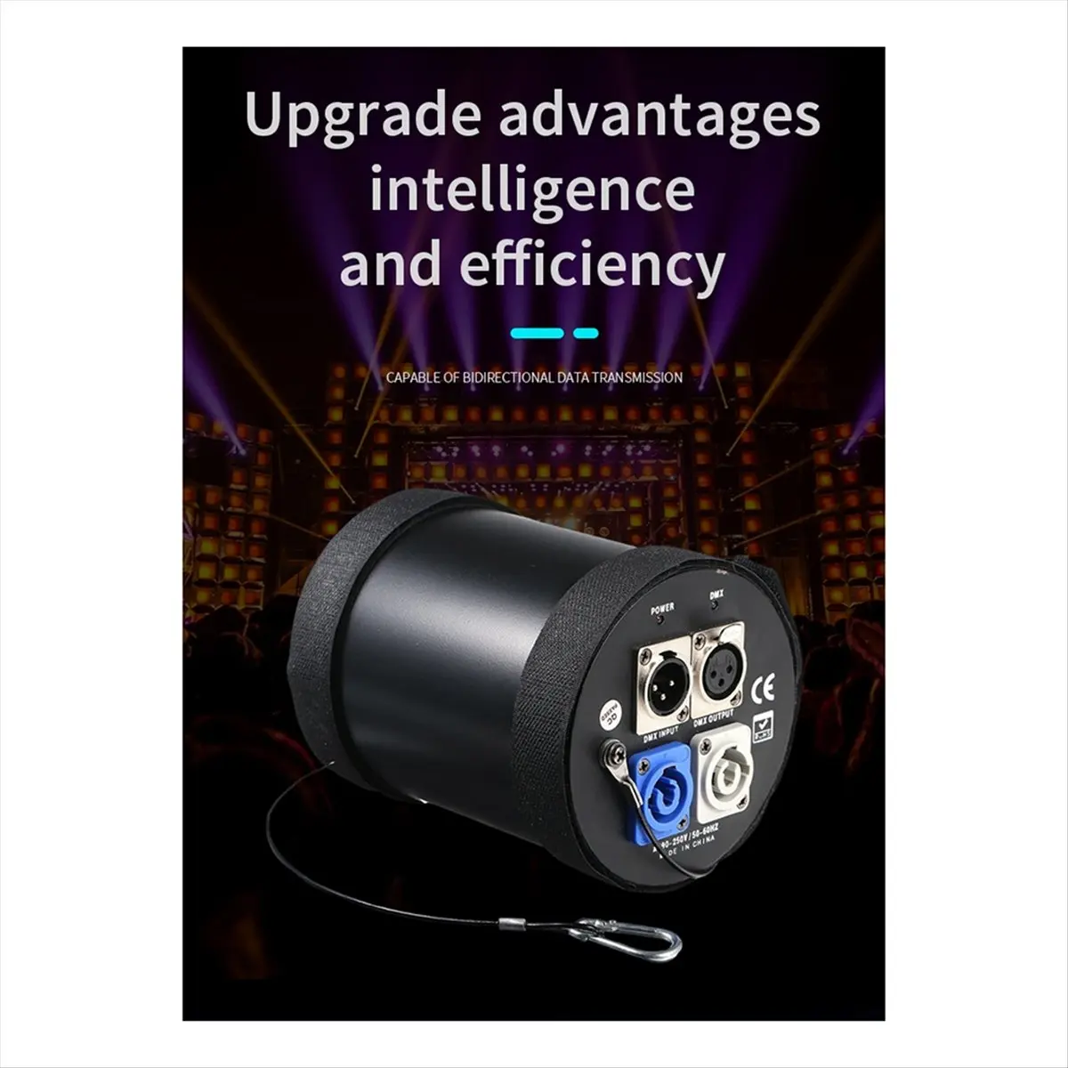 HDL 6 Channel Signal Output Splitter DMX512 3-Pin Standard Signal Amplifier DJ Disco Stage Lighting Control