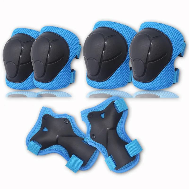 Kinder Rollschuh Schutz ausrüstung sechsteiliges Set Sport helm Schutz ausrüstung Skateboard Skating Schutz ausrüstung Knie