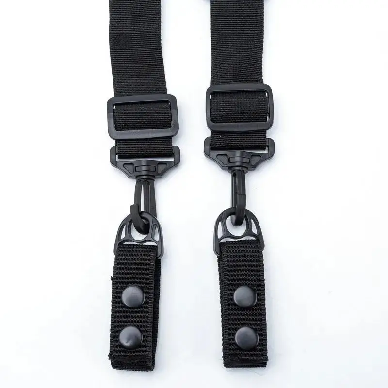 Suspensórios tipo H ajustáveis ao ar livre Multi-função Cinto de serviço tático Equipamento Harness Strape de combate