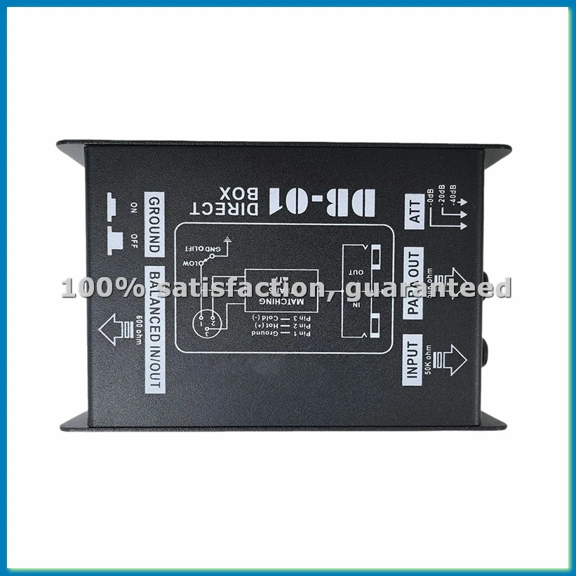 

DB-01 DI BOX Direct Box: Аудиоизолятор с преобразованием импеданса, пассивный DI-бокс, профессиональный DI-эффектор - A69M