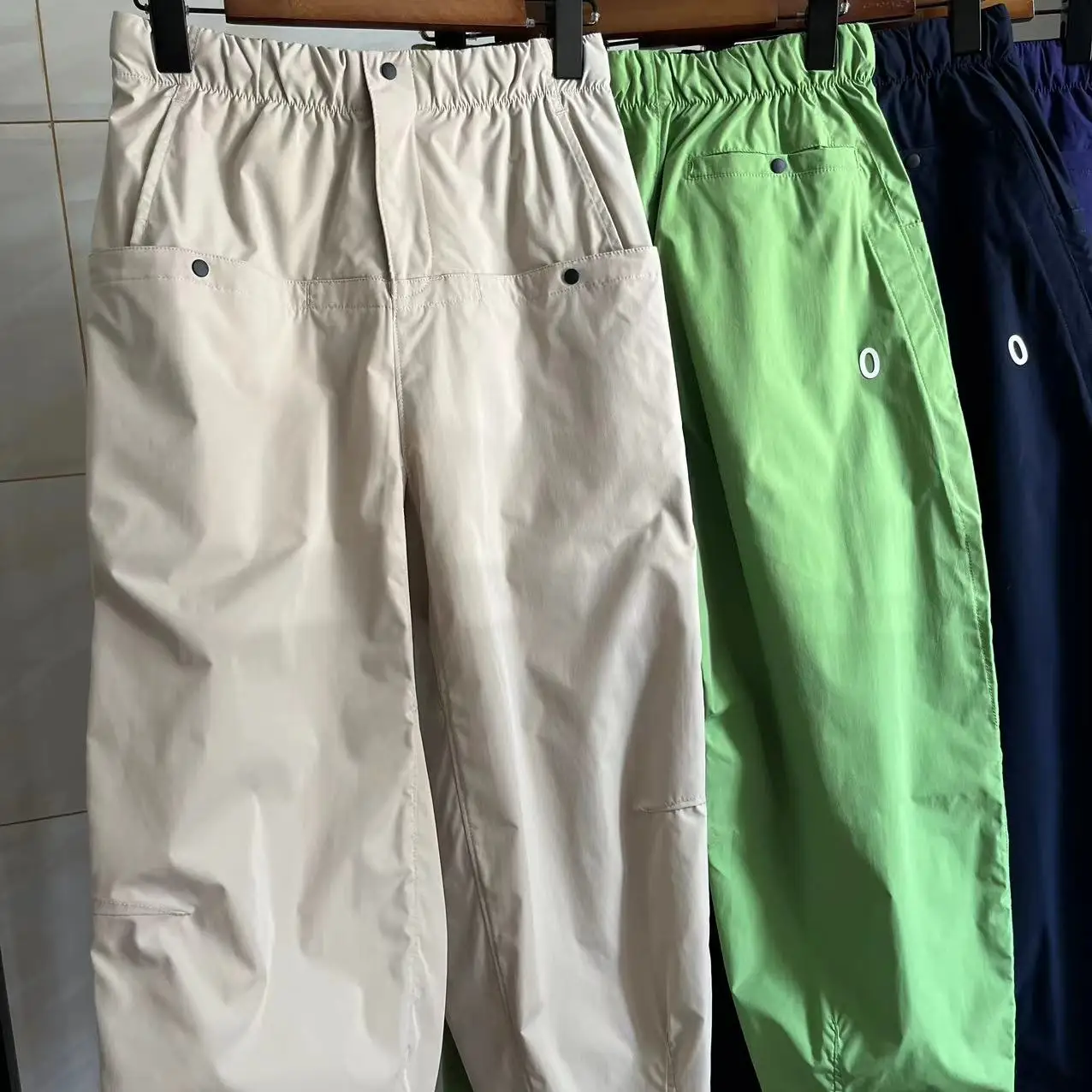 

Women's Summer Casual Pants Breathable Tee-Dimensional Tailoring ket Detail Nine-Point Workwear Sle