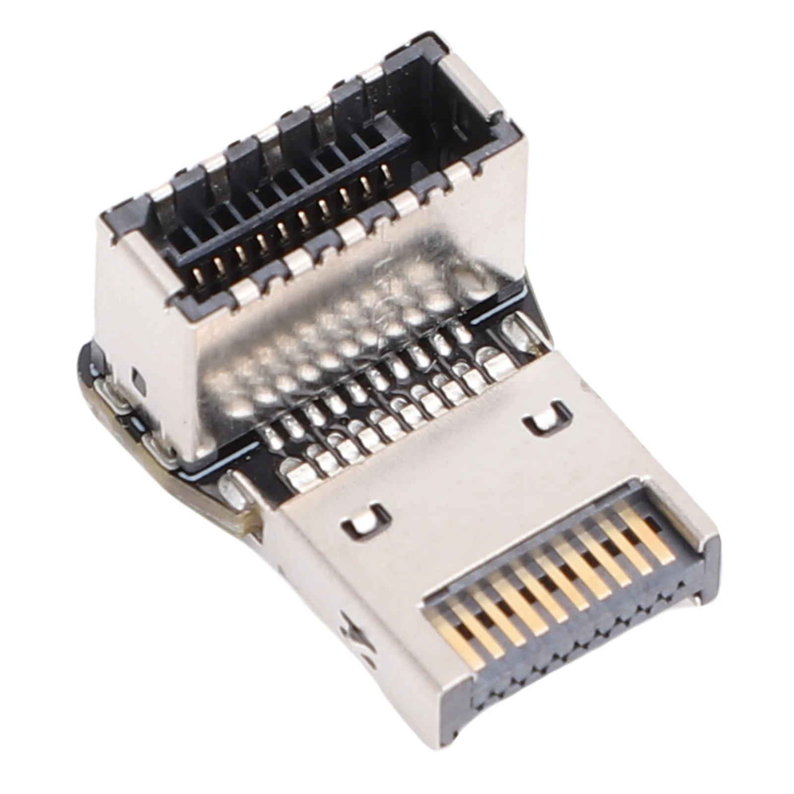 Computer Motherboard Type E Header Adapter Compact USB3.1 10G Type E 90 Degree Steering Elbow