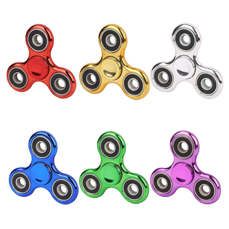 4 Bearing Fingertip Gyroscope Gold Plated Three Finger Rotation Stress Relieving Toy Educational Fun Fingertip Stress Relieving