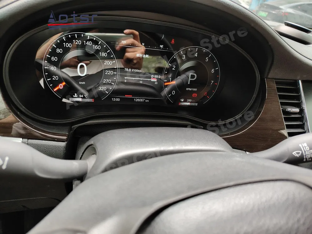 

12,3-дюймовый цифровой дисплей приборной панели для Buick Regal 2016-2024: обновленная ЖК-панель скорости и виртуальная информационная панель для автомобиля