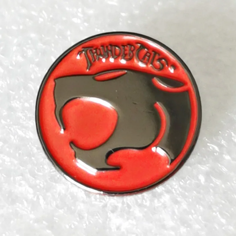 Thundercats Logo Enamel Lapel Pin,Thundercats 1985 Scifi Cartoon Enamel Pin Retro Enamel Pin For Backpack Cap or Clothing