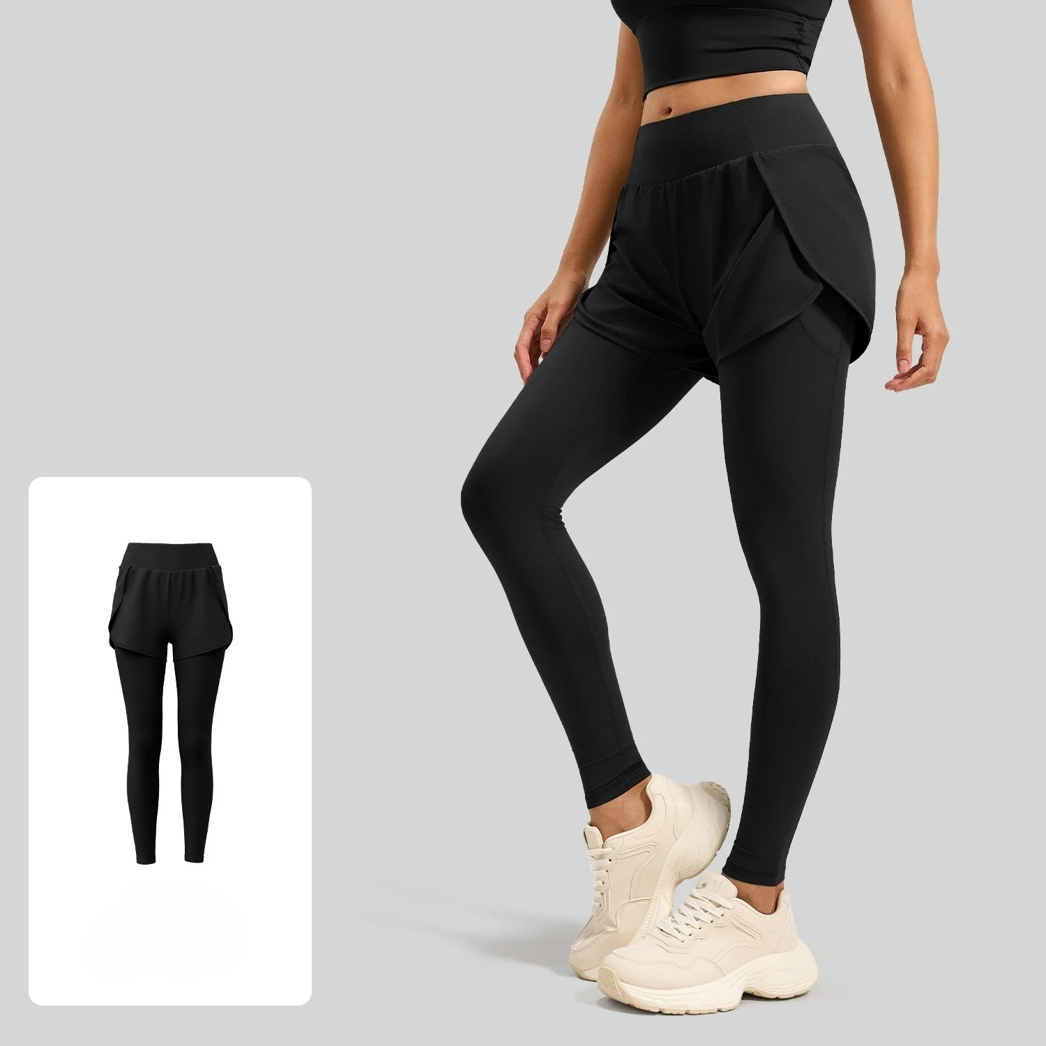 Spodnie do jogi dziewczęce z szerokimi nogawkami damskie najnowsze jasnoszare Harajuku z zielonymi paskami Mujer modelujące sylwetkę niebieskie ocieplane podkreślające biodra Jog Vibe