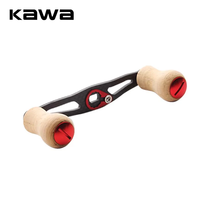 

Kawa 1pc Fishing Reel Handle Carbon Fiber With Soft Wooden Knob For D/A Baitcasting Hole Size 8*5mm Length 105mm DIY Fishing rOC