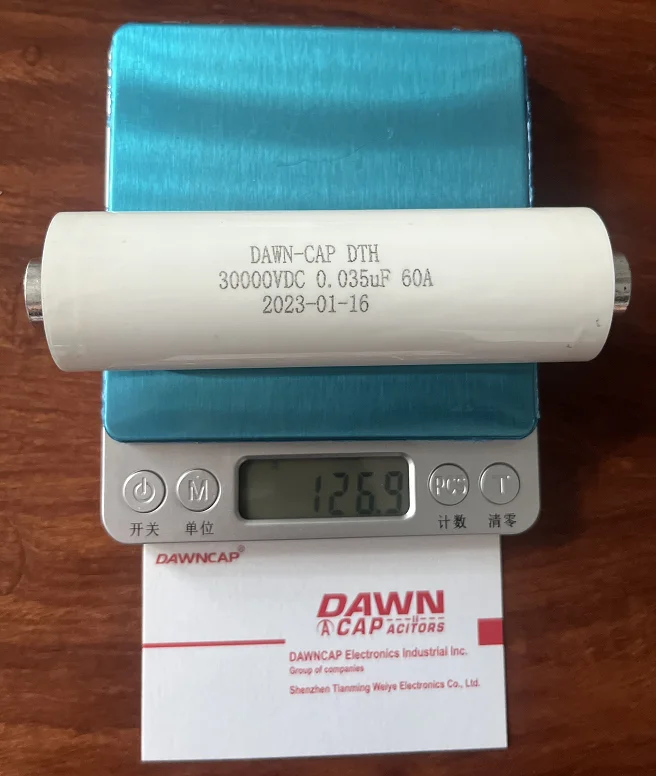 DAWNCAP DTH   New High-voltage pulse capacitor  0.035UF 30KV 63*160MM   45KV 45000V     OD 98*125MM