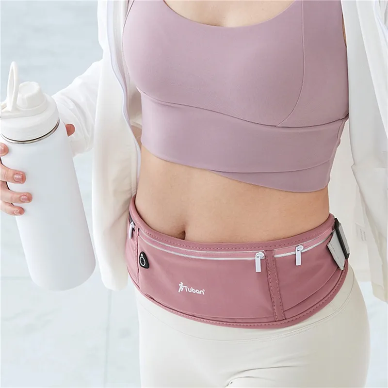 Pack Running Waist Outdoor Waterproof Invisible Waist Pack Sports Waist Pack Men's Women's Models Hidden Fitness Bag Thin
