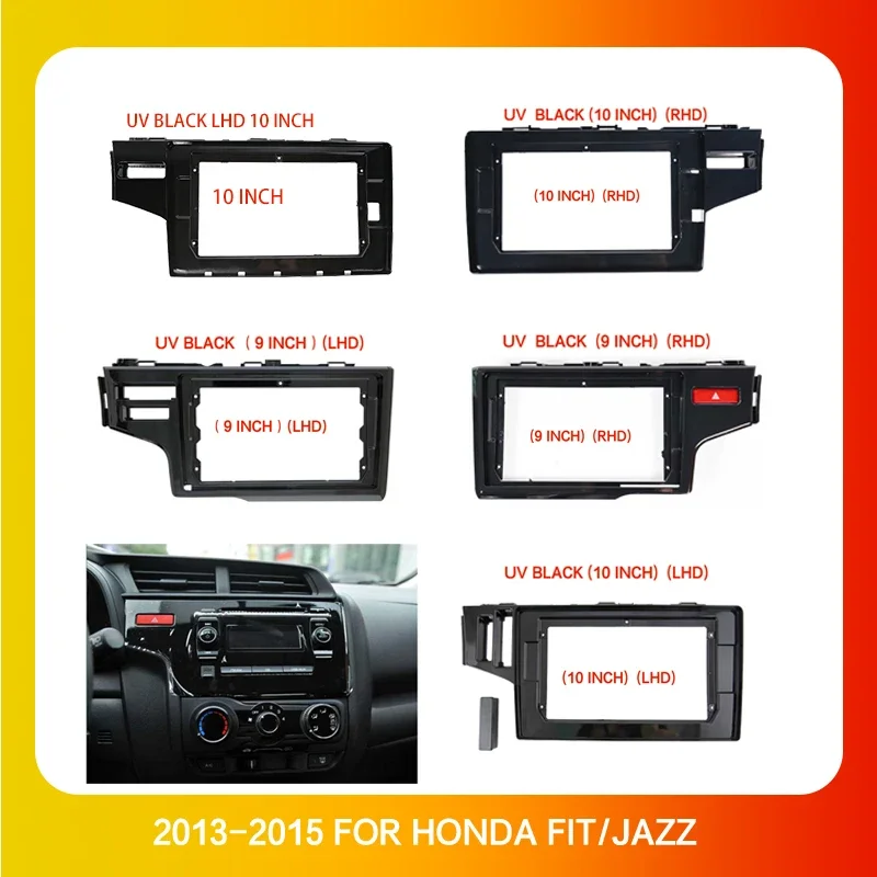 

Панель Автомобильная QSZN для HONDA Fit Jazz 2013-2015, 10 дюймов