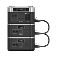 OUKITEL BP2000 Expandable Home 2048Wh Lifepo4 Battery Backup 2200W 4000W Portable Power Station Solar Generator