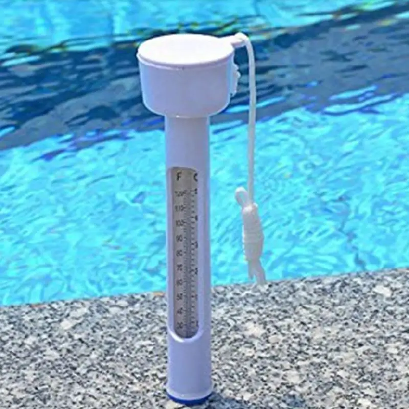 Water Thermometer for Pool Easy Read Swimming Pool Thermometer Outdoor & Indoor Swimming Pools Spas Hot Tubs Dual Drosphip