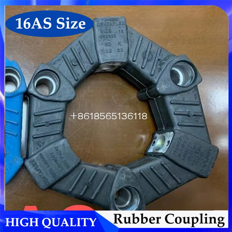 Excavator Hydraulic Pump Rubber Coupling 16AS For PC30 PC35-5 PC35-8 PC40 PC50 PC70-6 EX55 ZAX55