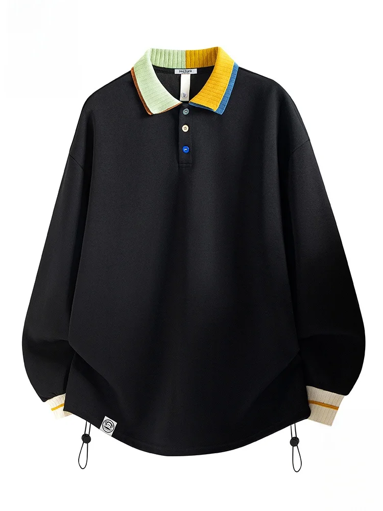 

PaulFrank Loose Fit Ne Sweatirt for Men Casual Long Sve Comfortable Polyester Fiber Autumn New Sle Streetwear