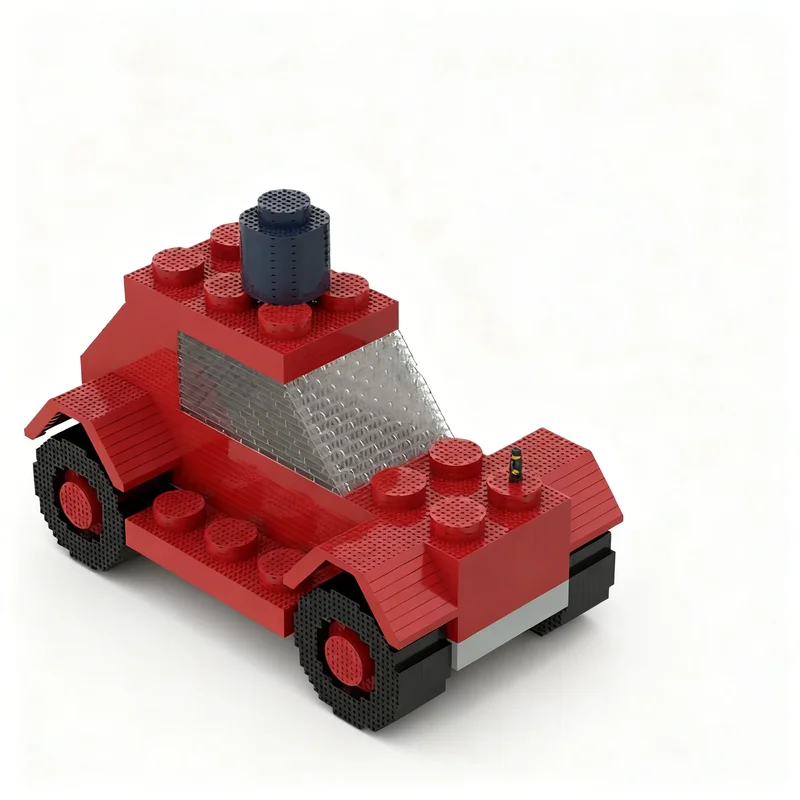 3835pcs MOC Supersized Scale Town Fire Chief S Car No Classic Model Building Blocks Toy Gift Creative Display Collectible Desk