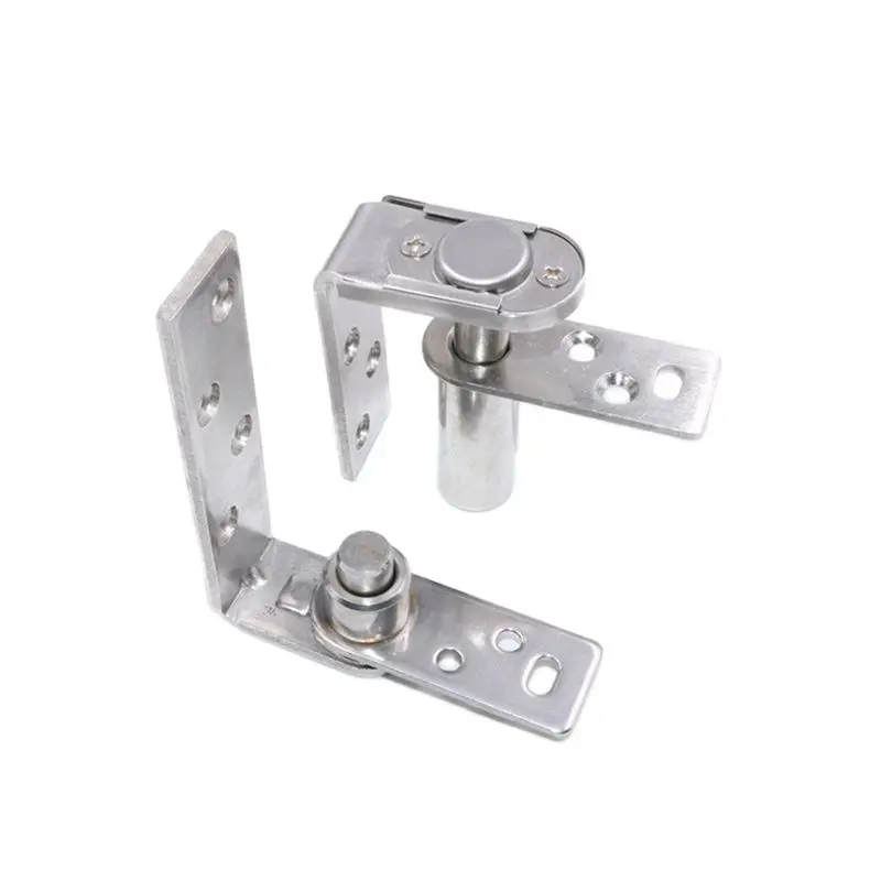 1Pair SUS304 Double Action Self Closing Pub Pivot Door Hinge Public Toilet Partition Cubicle Cowboy Bar Entrance