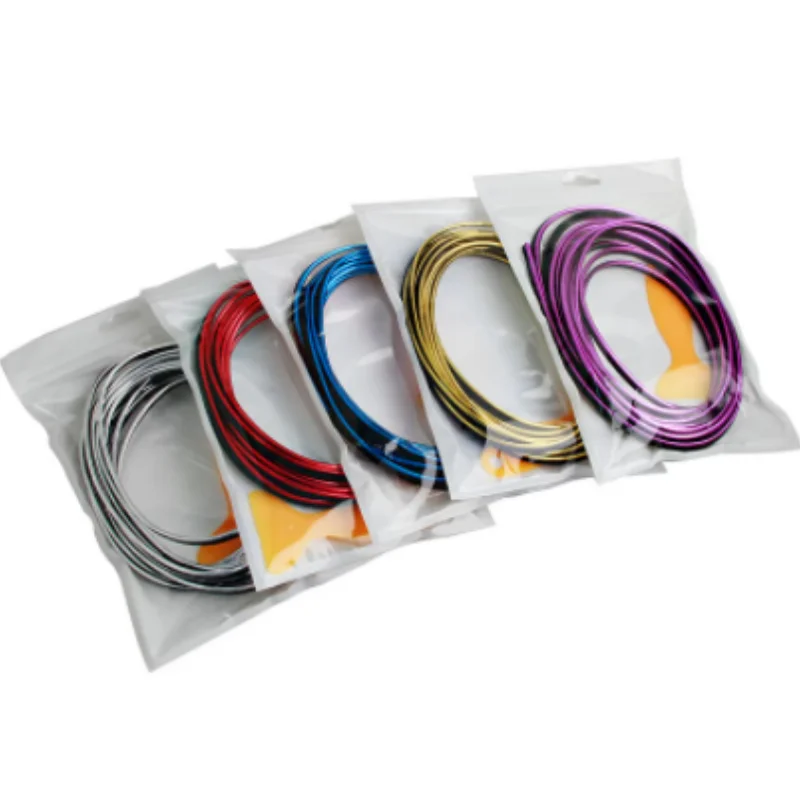 

5M/pack DIY Universal Flexible Interior Decoration Car Styling Moulding Trim Strip Chrome Decoration Strip