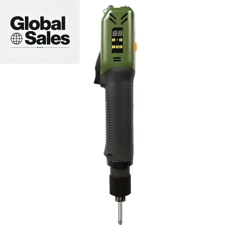 High-precision Digital Display Electric Screwdriver with Floating Height and Thread Stripping Alarm, and Replaceable Bits