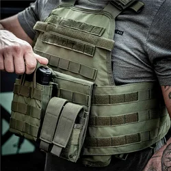 Men Tactical Vest Plate Carrier Yakeda 1000D Molle Chest Rig Waterproof Wear-Resistant Easy Operate Molle Tactical Accessory