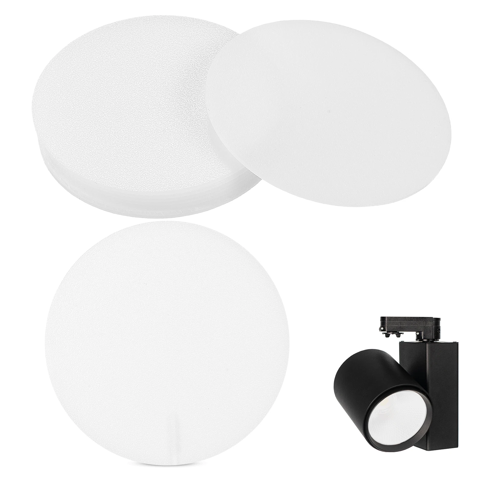 

10pcs Spotlight Lampshade Dazzling Proof Diffuser Light Cover Replacement Accessories Downlight Dust Proof Eyes Protection Safe