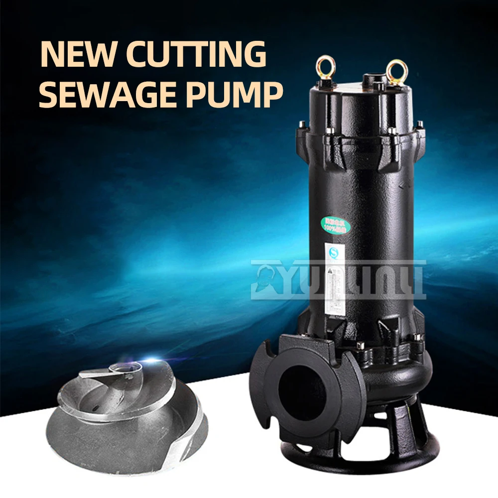 

Sewage Water Pump Gousehold Cutting Mud Pump Septic Tank 220V 2 inch Agricultural Submersible Pump Dredging Tool