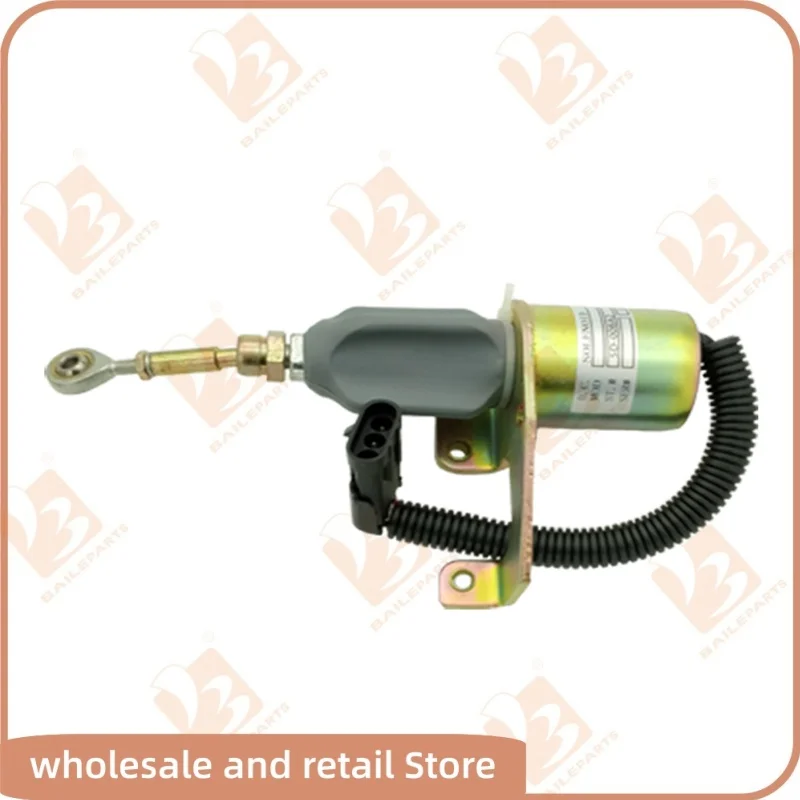 3974947 Fuel Shut Off Solenoid 24V SA-3742-24 For Cummins Engine Stop Solenoid Valve