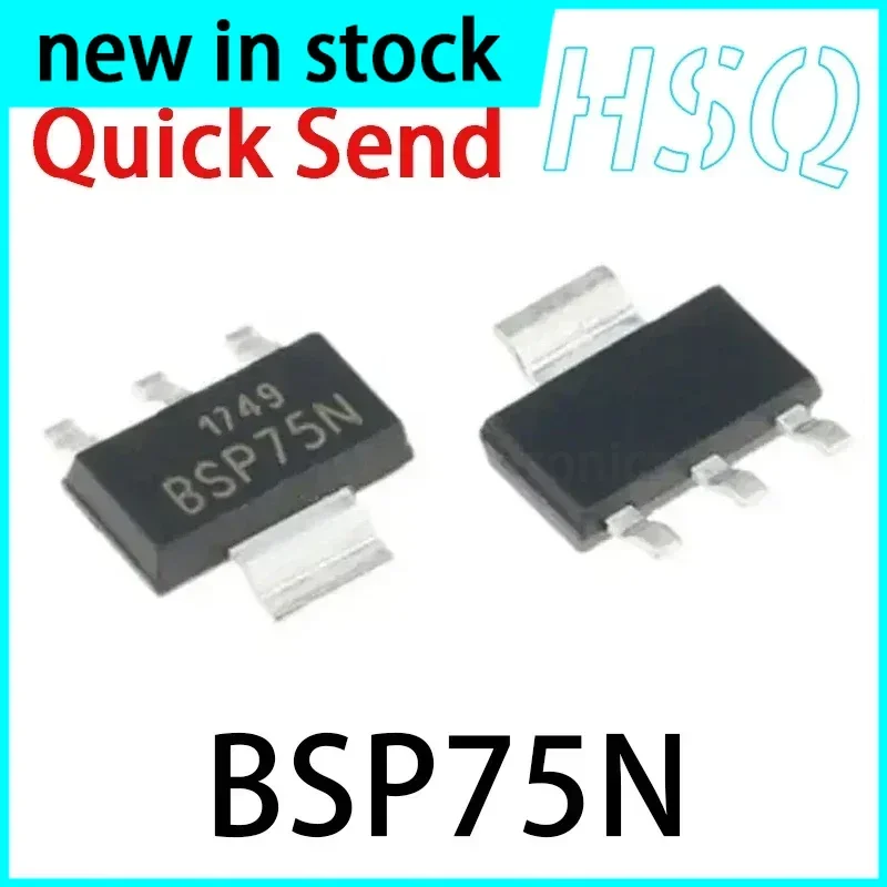 5PCS New BSP75N BSP75 Low-end Intelligent Switch Power Supply Chip IC STO-223