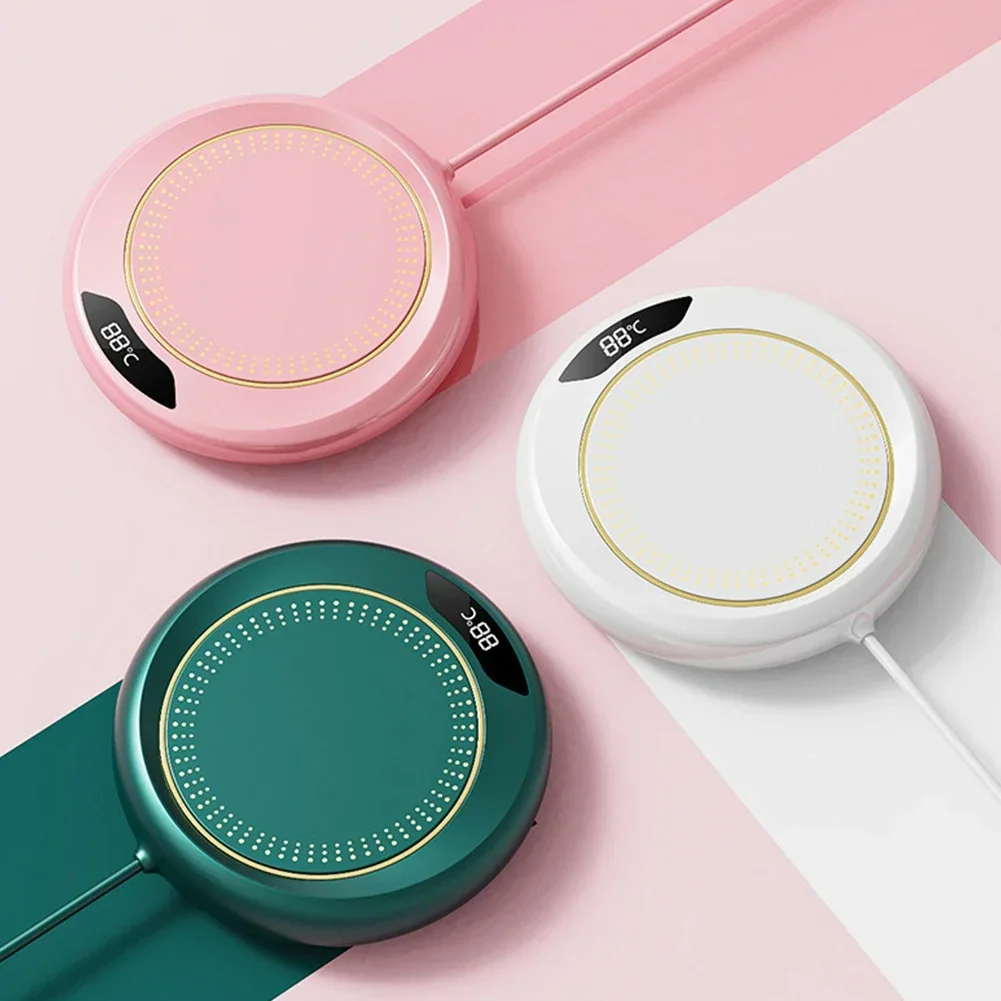 القهوة الكهربائية دفئا USB التوصيل القهوة مدفأة القدح 3 إعدادات درجة الحرارة المحمولة كوب دفئا لتدفئة القهوة المشروبات الحليب الشاي