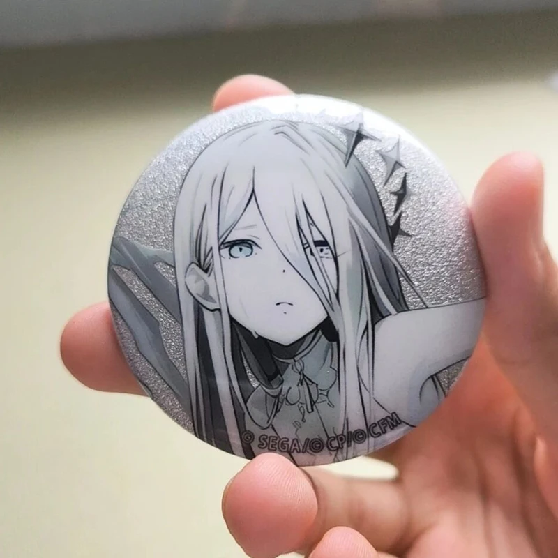 Game Project SEKAI Nightcord at 25:00 YOISAKI KANADE Cosplay Brooch Flash Badge Lapel Pins Bag Ornament Accessory Collect Prop
