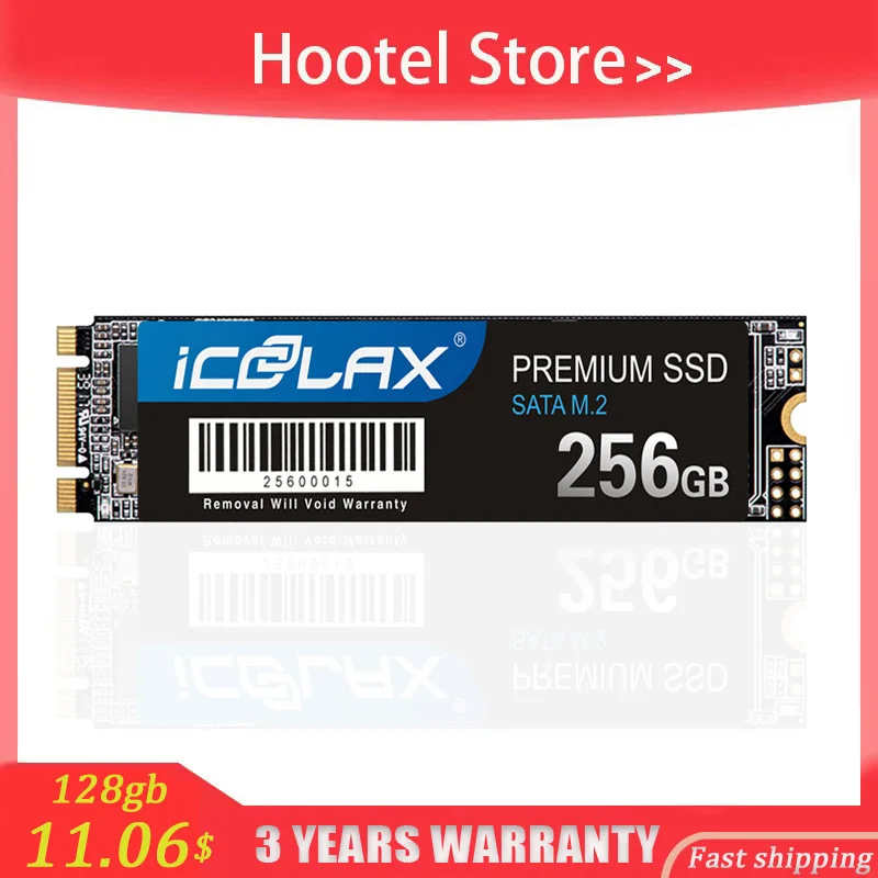 ICOOLAX M.2 2280 SSD M2 SATA NGFF SSD Hard Disk 128GB 256GB 512GB 1TB Internal Solid State Drive Hard Disk for Laptop