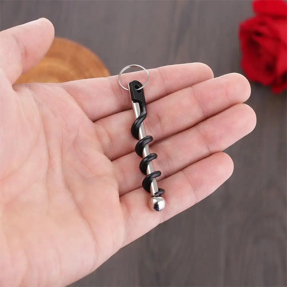 Outdoor Champagne Stopper Stainless Steel Twist Stick Cork Puller Red Wine Bottle Opener Corkscrew